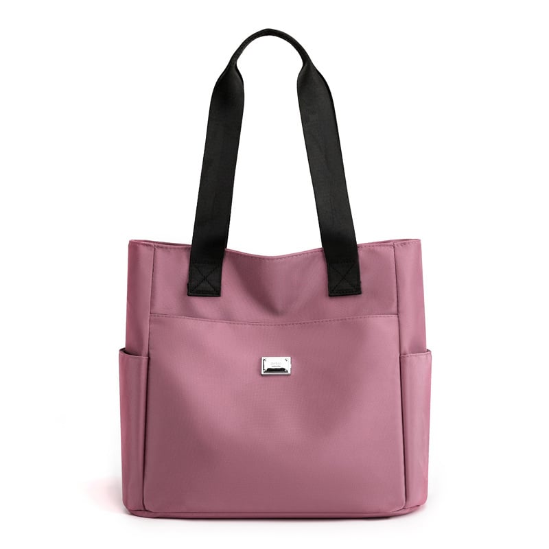 Waterproof Nylon Shoulder Bag Large Capacity Multi Pocket Design