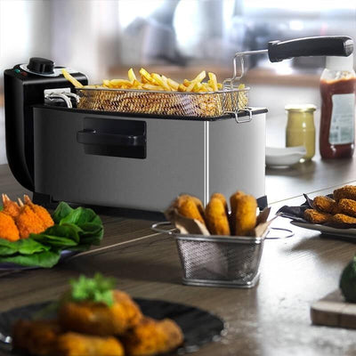 Household 3L Electromechanical French Fries Fryer For Kitchen Use