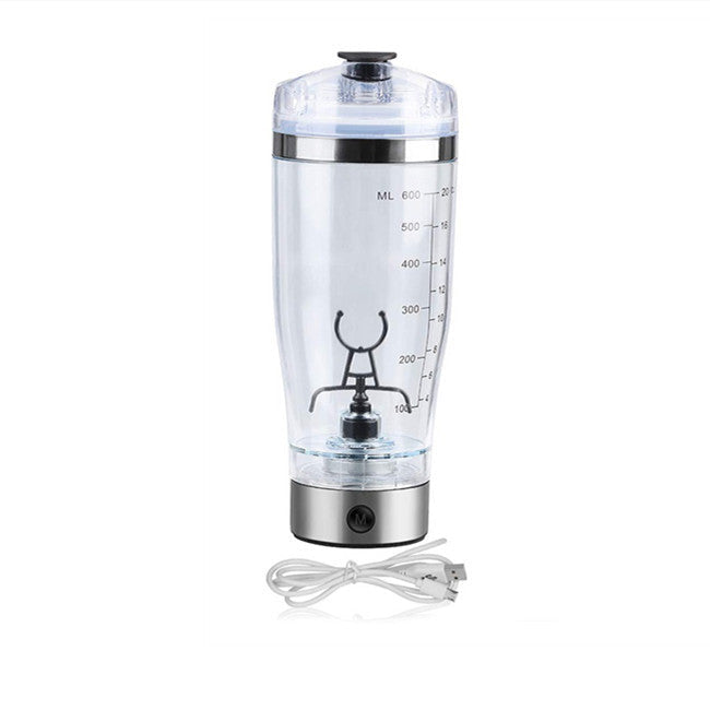 Electric Protein Shake Stirrer USB Rechargeable Milk Coffee Blender Cup