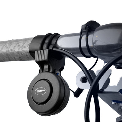 Electric Bike Horn Rechargeable Waterproof 4 Sound Modes Bicycle Horn