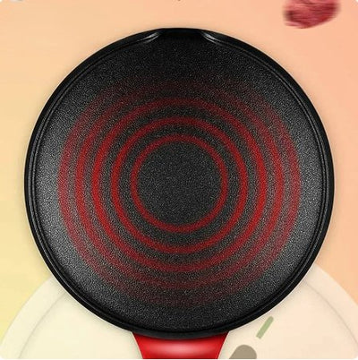 Electric Crepe Maker Nonstick Surface Easy Clean Kitchen Appliance