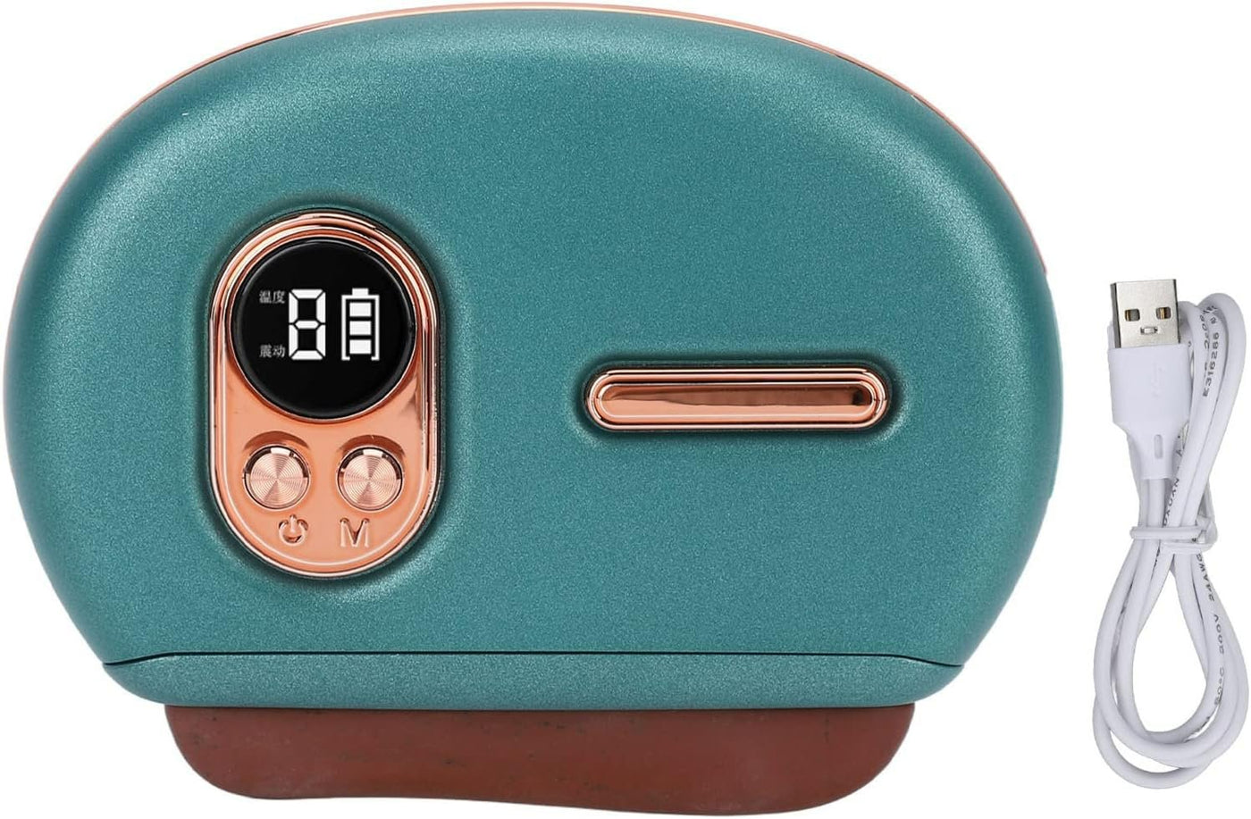 Electric Gua Sha Massager With Heating Vibration LCD Screen