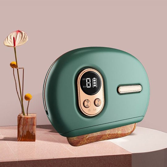 Electric Gua Sha Massager With Heating Vibration LCD Screen
