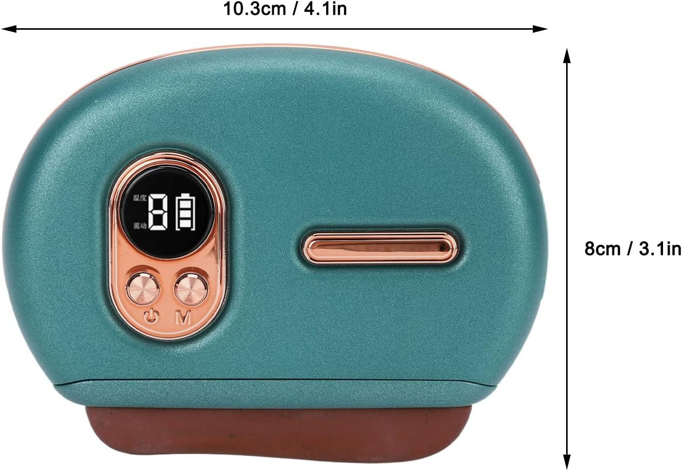 Electric Gua Sha Massager With Heating Vibration LCD Screen