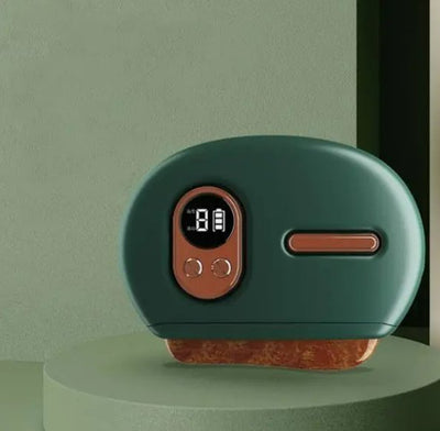 Electric Gua Sha Massager With Heating Vibration LCD Screen