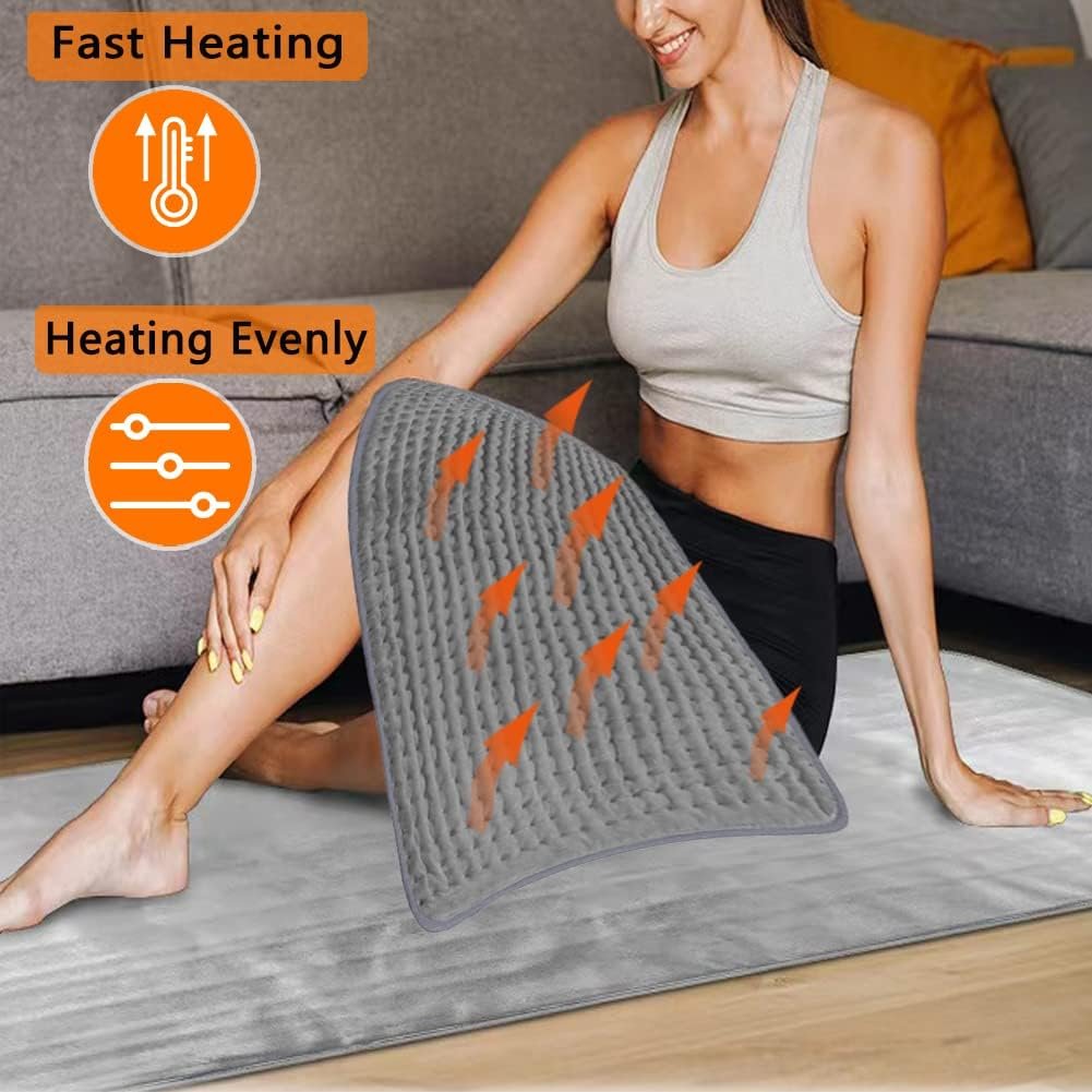 Electric Heating Pad For Back Pain Relief And Muscle Cramps Therapy