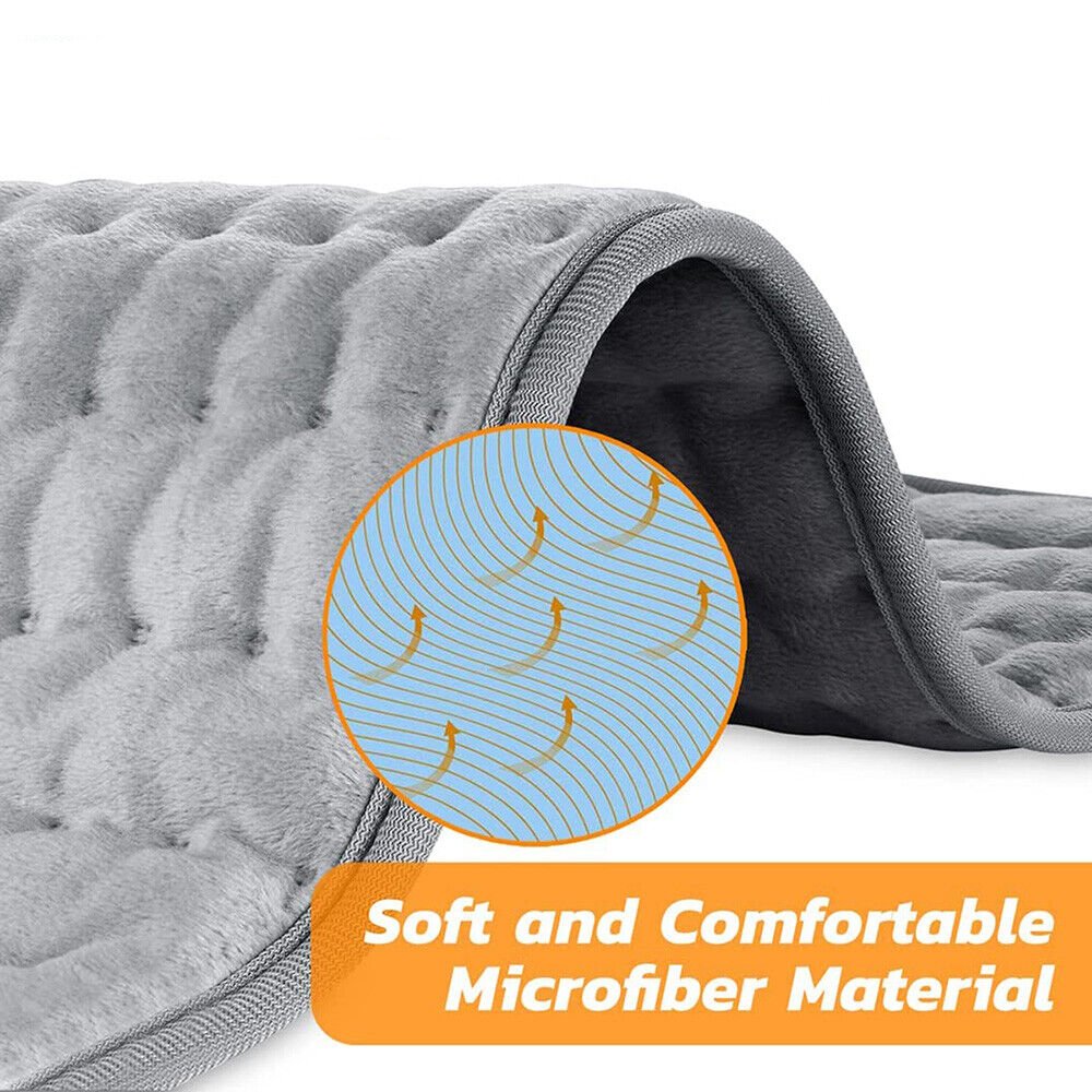 Electric Heating Pad For Back Pain Relief And Muscle Cramps Therapy