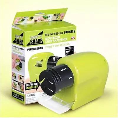 Electric Knife Sharpener With Dual Grinding Slots For Precision