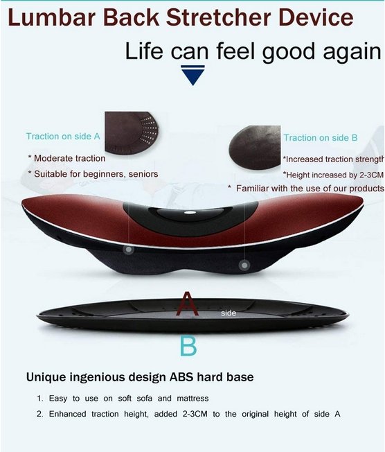 Electric Lumbar Traction Device For Back Pain Relief Therapy