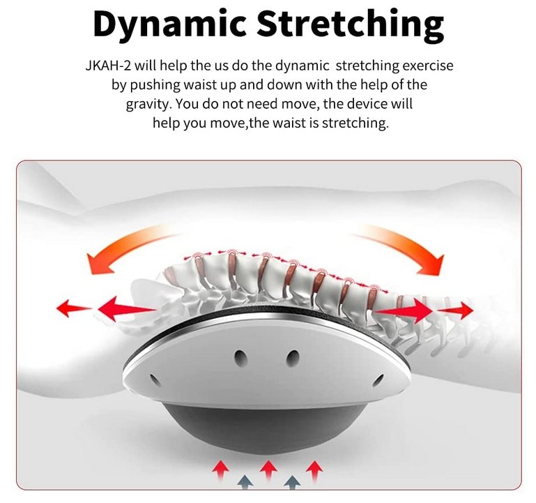 Electric Lumbar Traction Device For Back Pain Relief Therapy