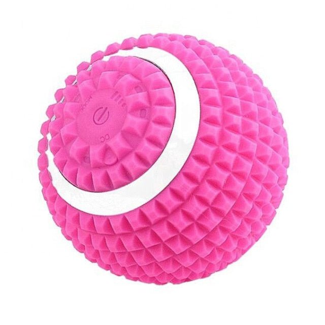 Electric Massage Ball Fitness Roller With 4-Speed Intensity Settings
