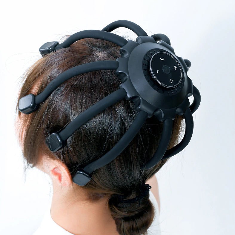 Electric Scalp Massager Rechargeable Octopus Claw Hair Stimulator