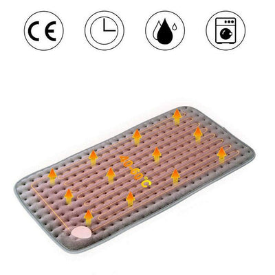 Electric Heating Pad With 6 Temperature Levels And Timer Pain Relief