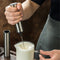 Electric Milk Frother Stainless Steel Handheld Mixer For Coffee Foam