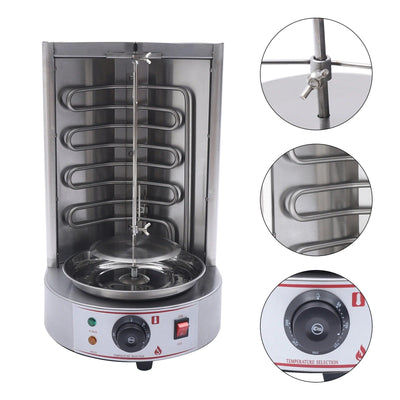 Electric Shawarma Machine Vertical Broiler Stainless Steel Grill