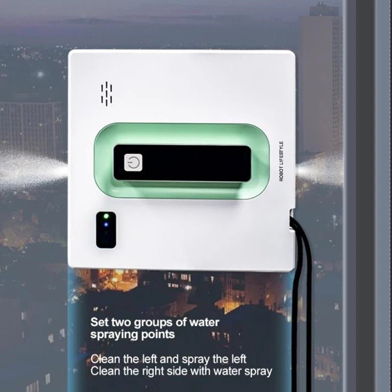 Electric Window Cleaner Robot With Remote Control And Anti Falling Sensor