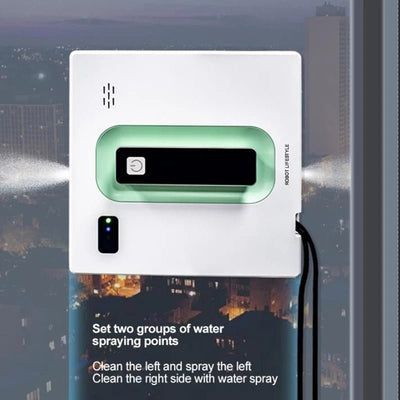 Electric Window Cleaner Robot With Remote Control And Anti Falling Sensor