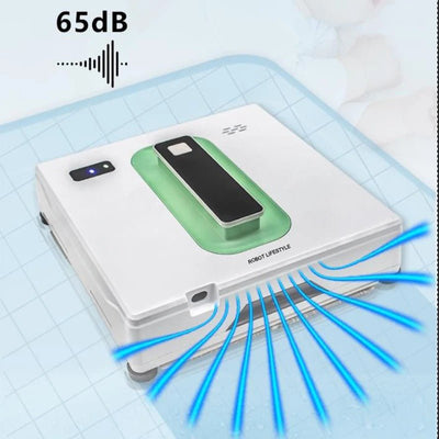 Electric Window Cleaner Robot With Remote Control And Anti Falling Sensor