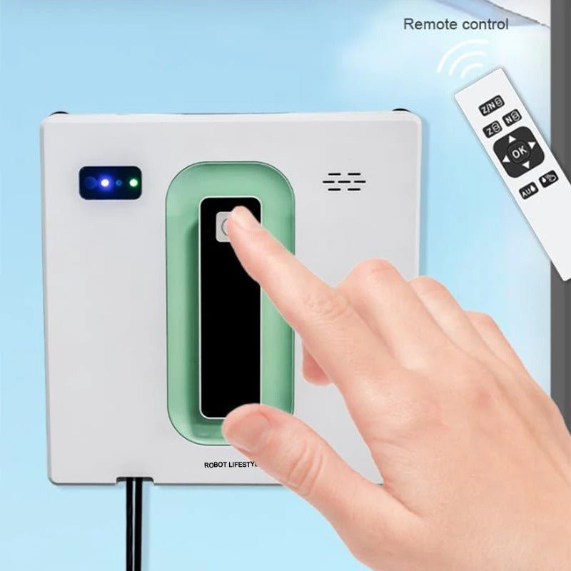 Electric Window Cleaner Robot With Remote Control And Anti Falling Sensor