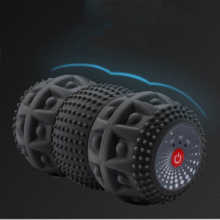 Electric Yoga Stick Vibrating Roller Fitness Peanut Massage Ball