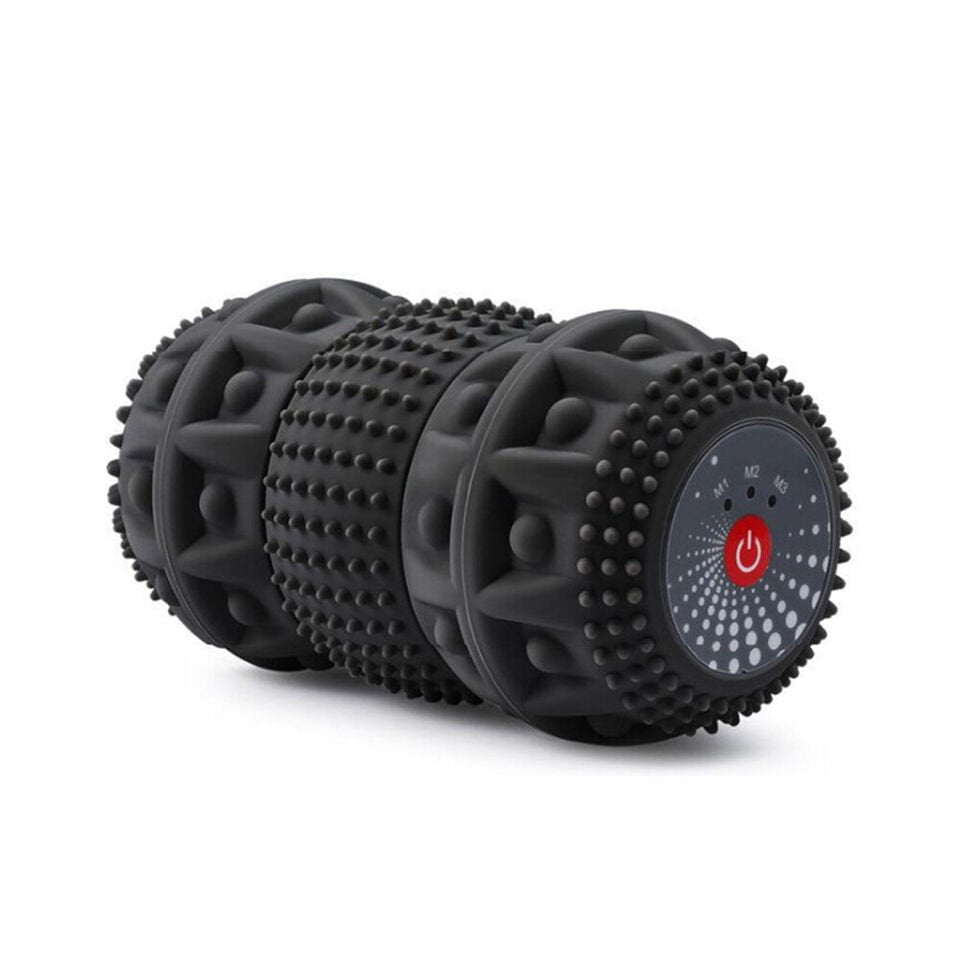 Electric Yoga Stick Vibrating Roller Fitness Peanut Massage Ball