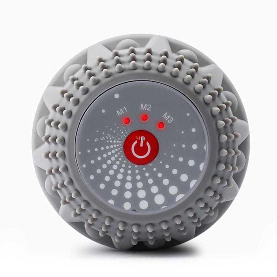 Electric Yoga Stick Vibrating Roller Fitness Peanut Massage Ball