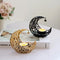 Elegant Crescent Moon Candle Holder Black Or Gold Tealight Décor