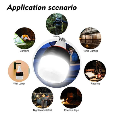 Emergency LED Bulb 8000K Detachable Energy Saving Camping Light