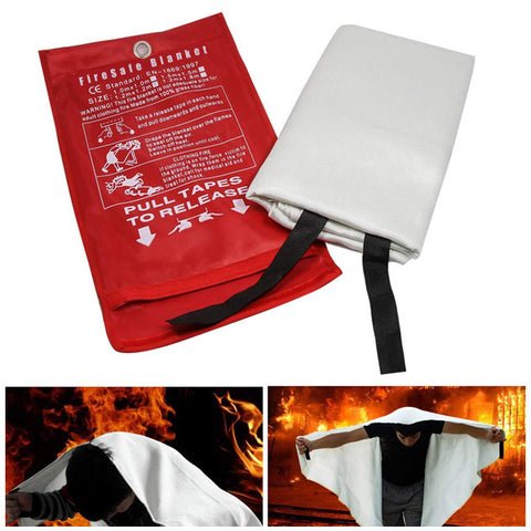 Emergency Fire Blanket 2M X 2M Large Sealed Safety Blanket