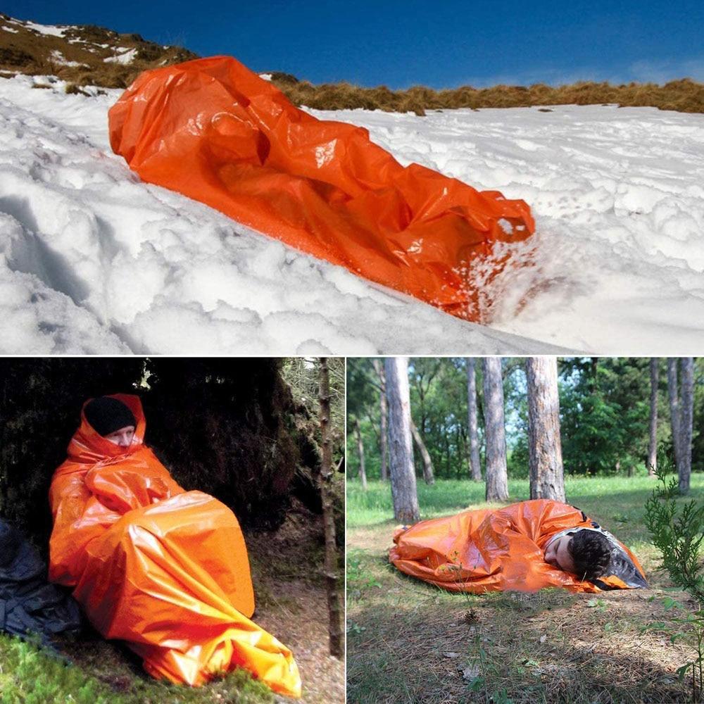 Emergency Waterproof Sleeping Bag For Outdoor Survival And Camping