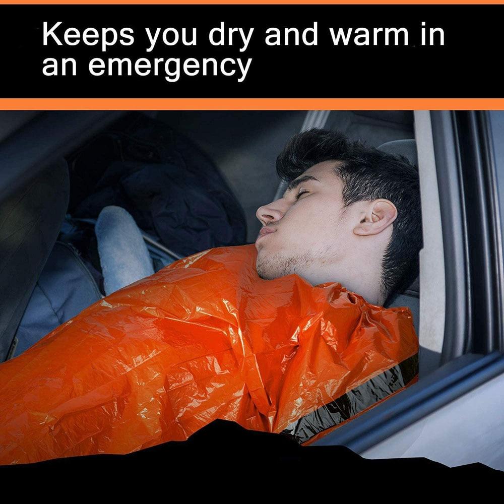 Emergency Waterproof Sleeping Bag For Outdoor Survival And Camping