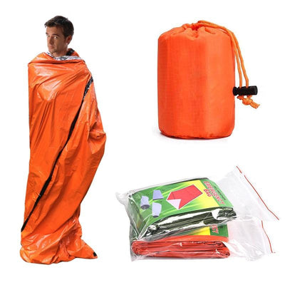 Emergency Waterproof Sleeping Bag For Outdoor Survival And Camping