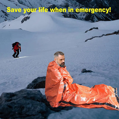 Emergency Waterproof Sleeping Bag Durable Outdoor Survival Gear