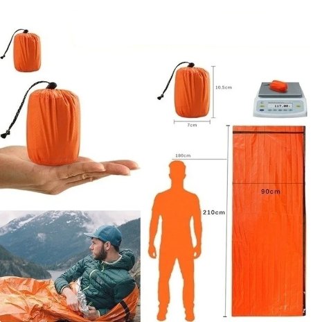 Emergency Waterproof Sleeping Bag Durable Outdoor Survival Gear