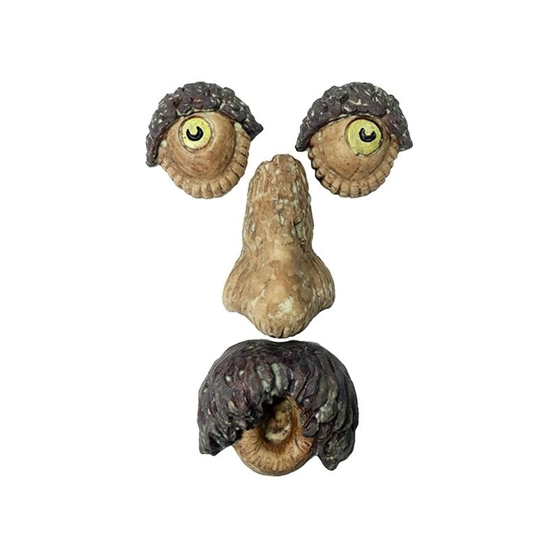 Enchanted Tree Face Decoration Outdoor Old Man Tree Sculpture