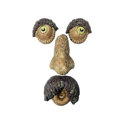 Enchanted Tree Face Decoration Outdoor Old Man Tree Sculpture