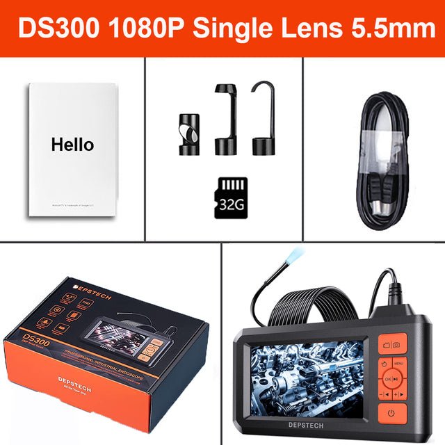 Endoscope Camera 1080P With Dual Or Single Lens Inspection