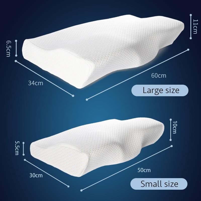 Ergonomic Memory Foam Neck Pillow For Comfortable Cervical Support