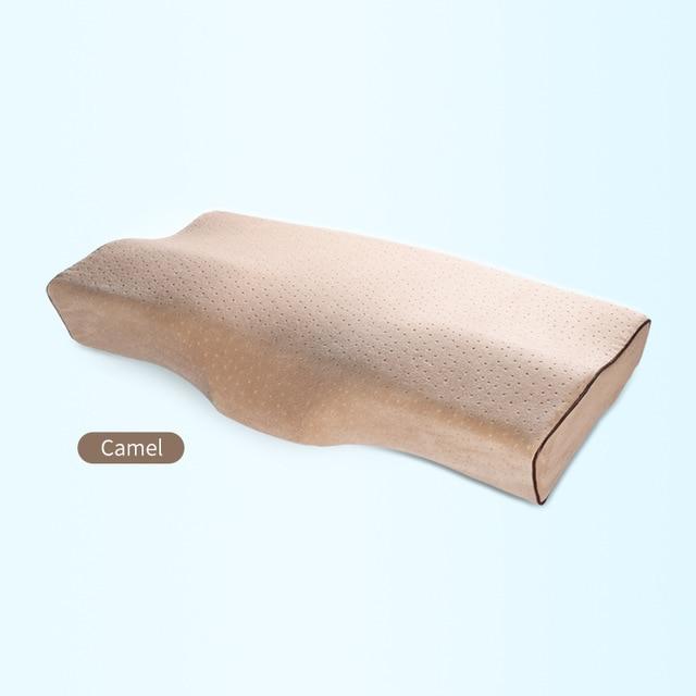 Ergonomic Memory Foam Neck Pillow For Comfortable Cervical Support