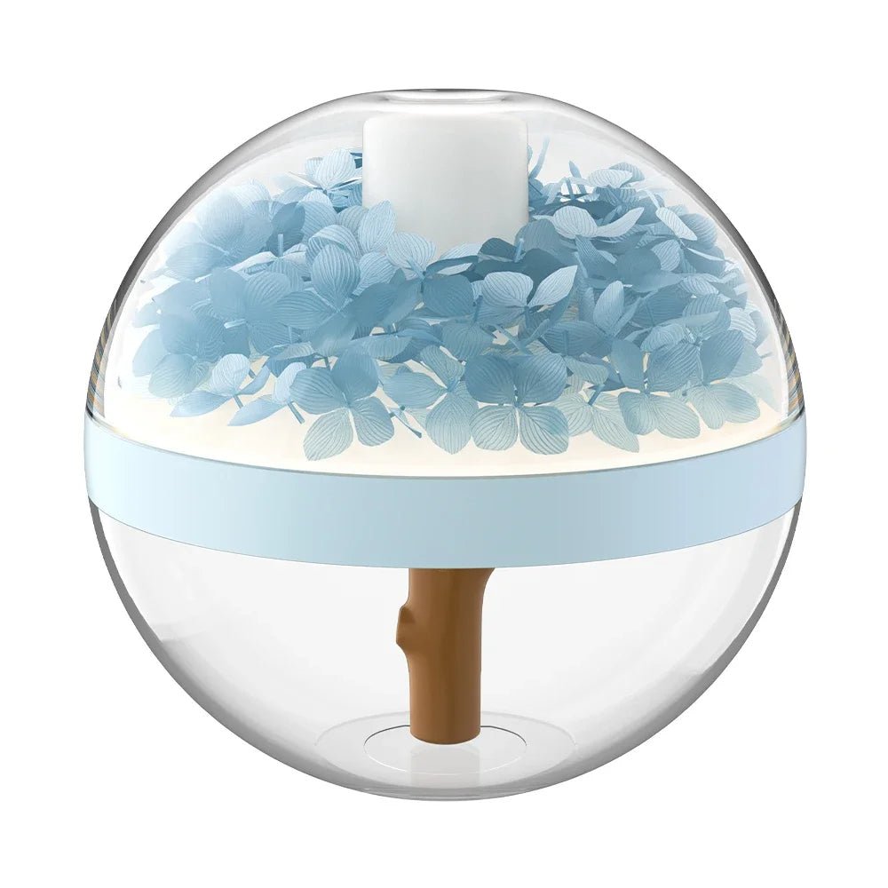 Eternal Flower Rechargeable Air Humidifier 270ML LED Mist Maker Ambient Glow