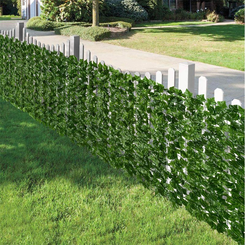 Expandable Faux Ivy Privacy Fence Panel For Garden Patio Decor