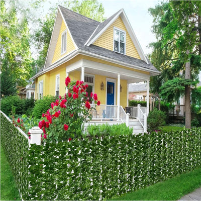 Expandable Faux Ivy Privacy Fence Panel For Garden Patio Decor