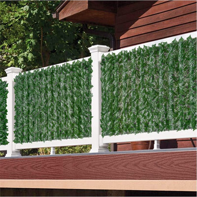 Expandable Faux Ivy Privacy Fence Panel For Garden Patio Decor