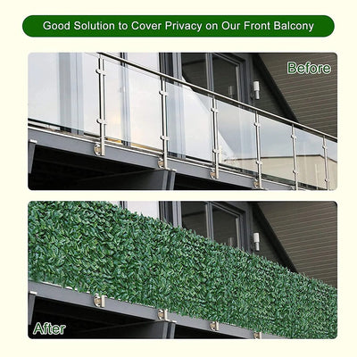 Expandable Faux Ivy Privacy Fence Panel For Garden Patio Decor