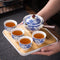 Exquisite Rotating Traditional Chinese Tea Set Collection
