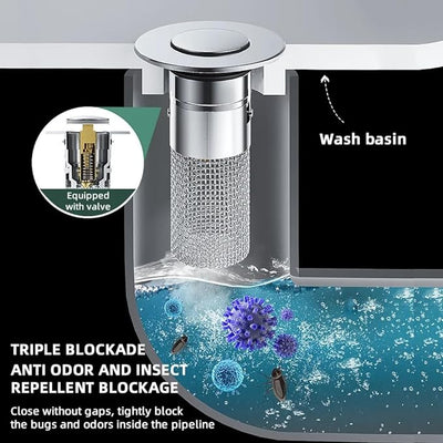 Stainless Steel Floor Drain Filter For Odor Control And Pest Prevention