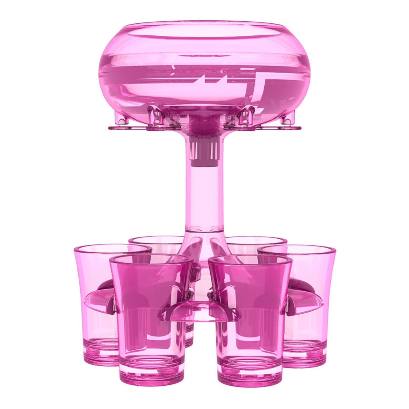 6-Shot Glass Shot Dispenser Holder For Wine Whisky Beer Party