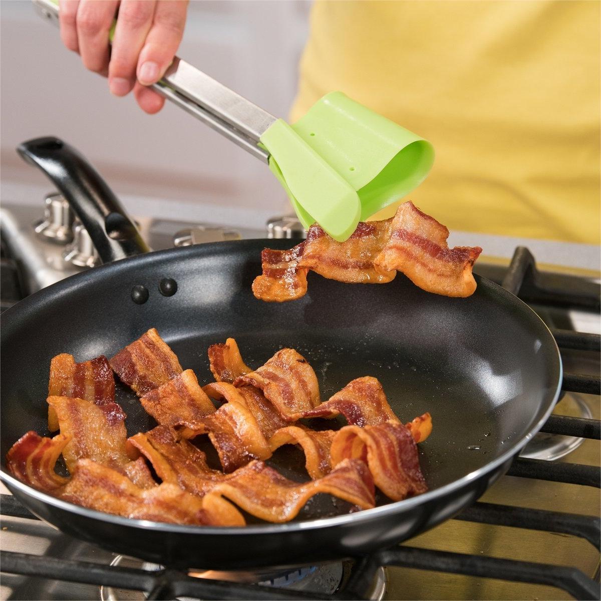 2-in-1 Spatula And Tongs Kitchen Utensil Tool Combo
