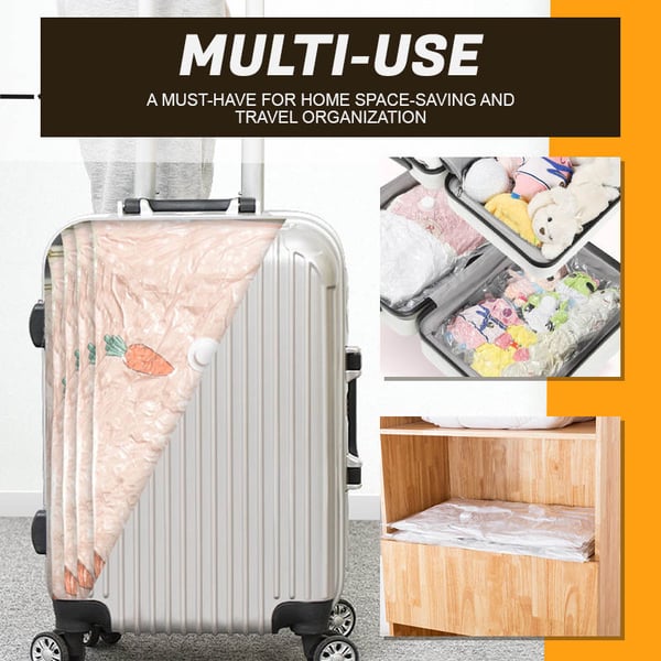 Electric Vacuum Compression Bag With Durable Pump For Storage