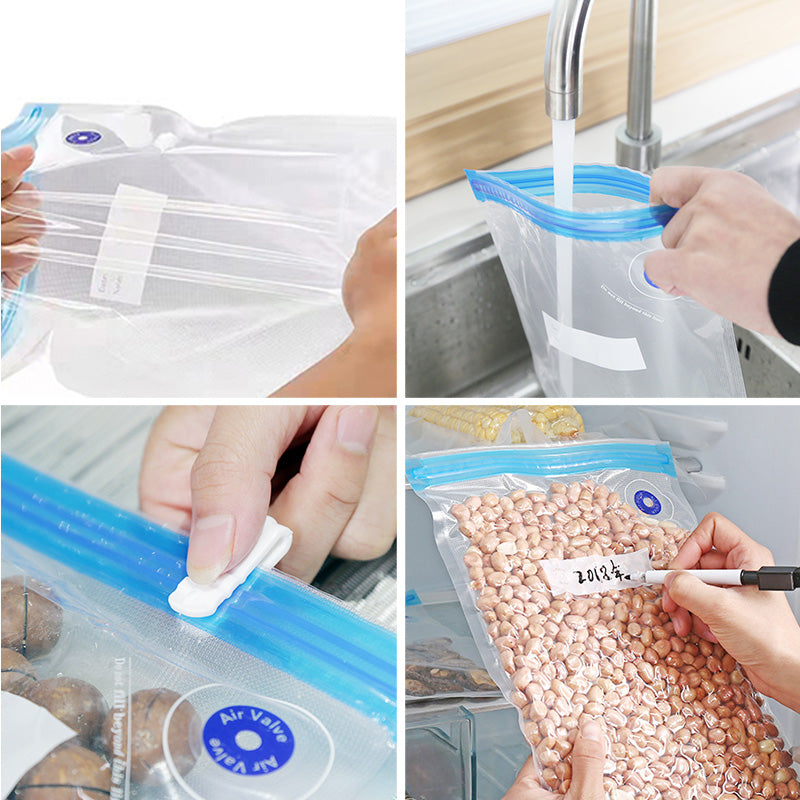 Kitchen Vacuum Sealer Bags Set For Food Storage And Preservation